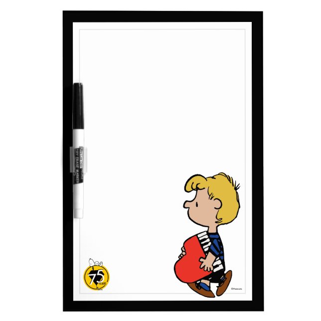 Peanuts | Schroeder Traveling Piano Dry Erase Board (Front)