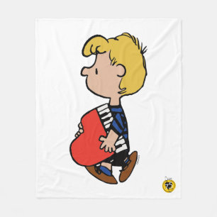 Peanuts   Schroeder Traveling Piano Fleece Blanket