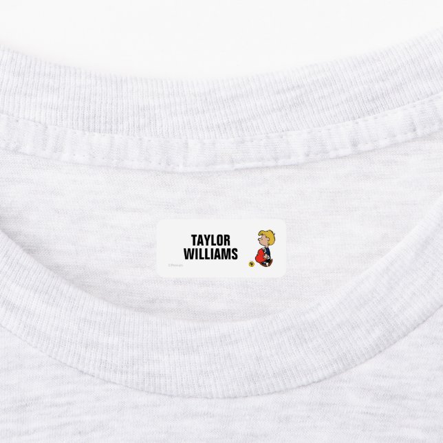 Peanuts | Schroeder Traveling Piano Kids' Labels (Affixed)