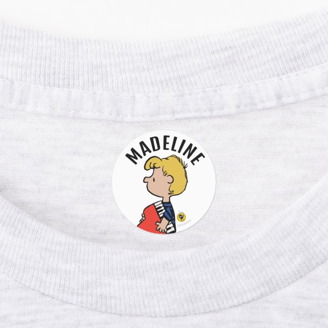 Peanuts | Schroeder Traveling Piano Kids' Labels (Affixed)