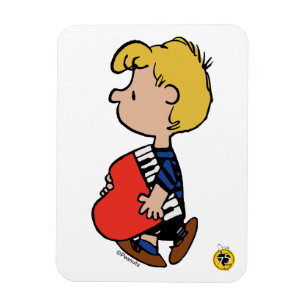 Peanuts   Schroeder Traveling Piano Magnet