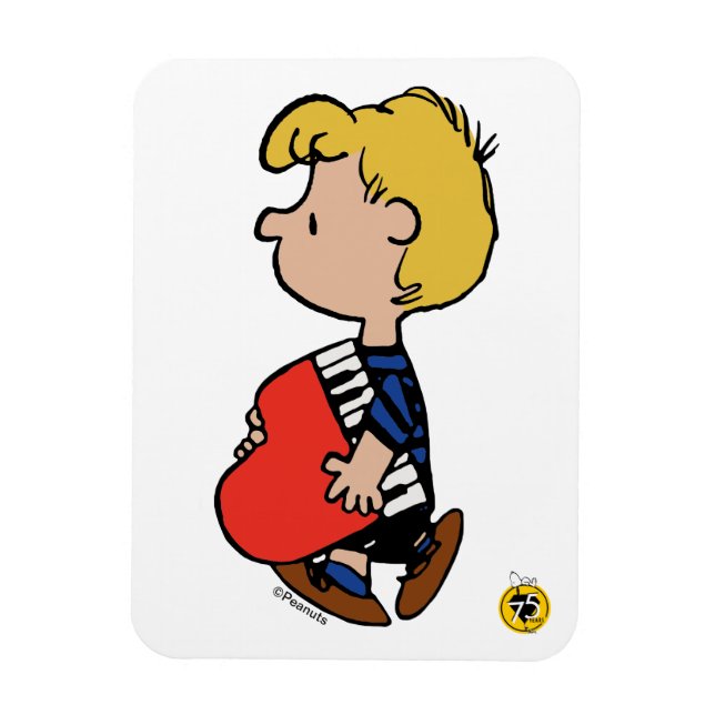 Peanuts | Schroeder Traveling Piano Magnet (Vertical)