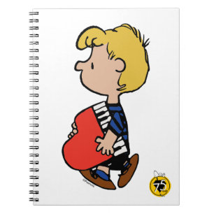 Peanuts   Schroeder Traveling Piano Notebook