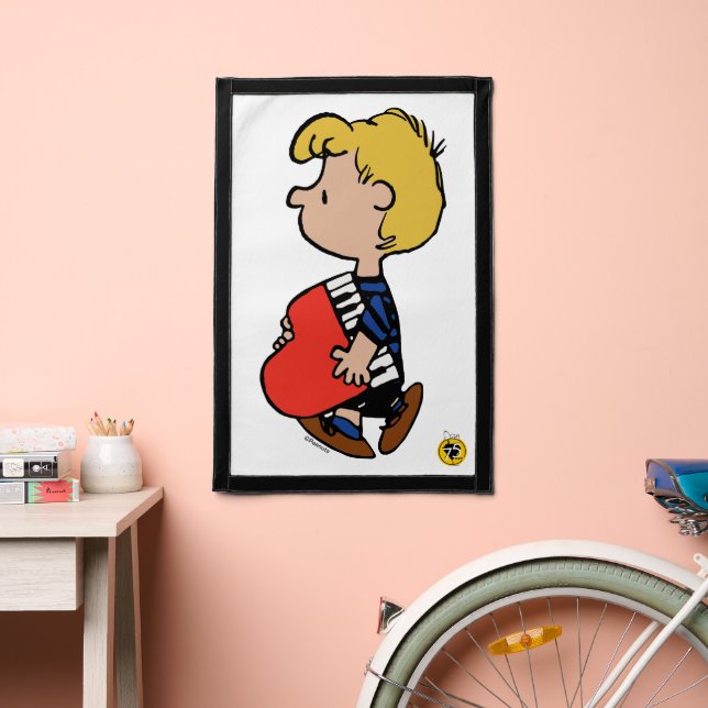 Peanuts | Schroeder Traveling Piano Pennant (Insitu 2)