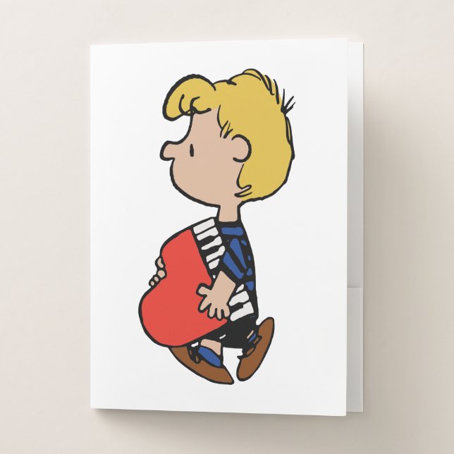 Peanuts | Schroeder Traveling Piano Pocket Folder (Front)
