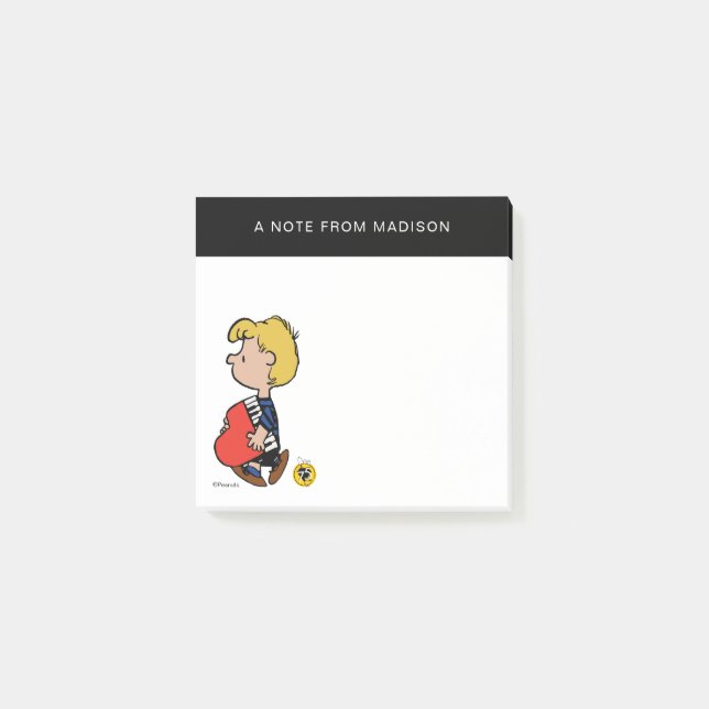 Peanuts | Schroeder Traveling Piano Post-it Notes (Front)