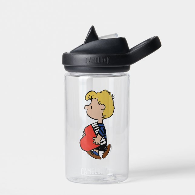 Peanuts | Schroeder Traveling Piano Water Bottle (Left)