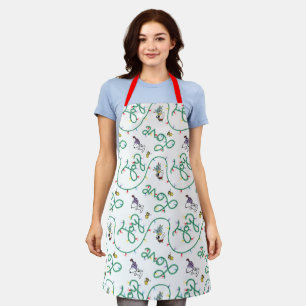 Peanuts Shiny and Bright Christmas Love Pattern Apron