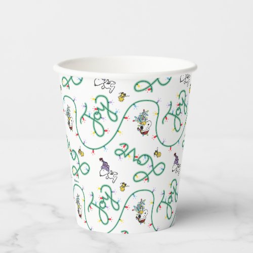 Peanuts  Shiny and Bright Christmas Love Pattern Paper Cups