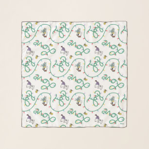 Peanuts Shiny and Bright Christmas Love Pattern Scarf