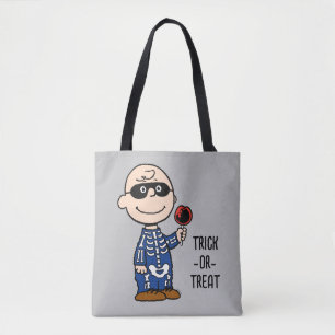 Peanuts Skeleton Charlie Brown Tote Bag
