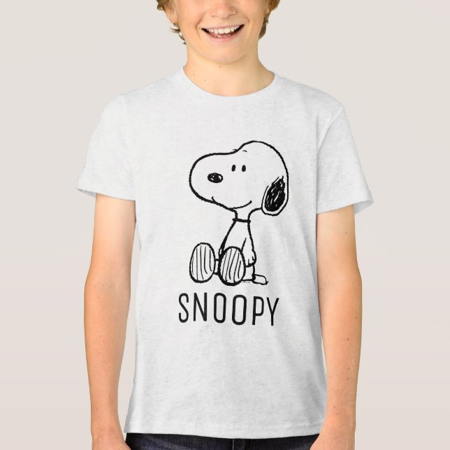 Peanuts | Snoopy Add Your Name Tri-Blend Shirt (Front)