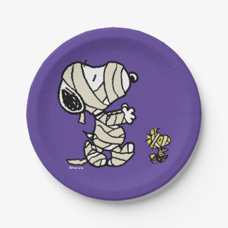 Peanuts | Snoopy and Woodstock Mummies Paper Plates