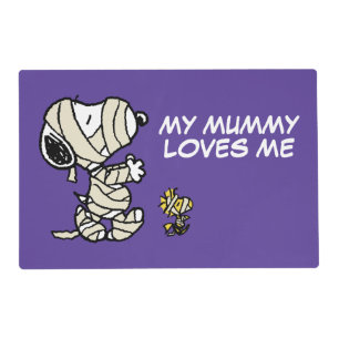 Peanuts   Snoopy and Woodstock Mummies Placemat