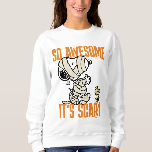 Peanuts  Snoopy and Woodstock Mummies Sweatshirt