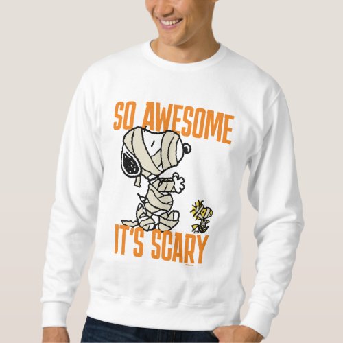 Peanuts  Snoopy and Woodstock Mummies Sweatshirt