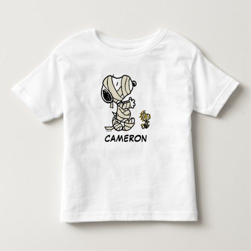 Peanuts  Snoopy and Woodstock Mummies Toddler T_shirt