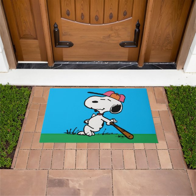 Peanuts | Snoopy at Bat Doormat (Outdoor)