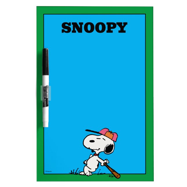 Peanuts | Snoopy at Bat Dry Erase Board (Front)