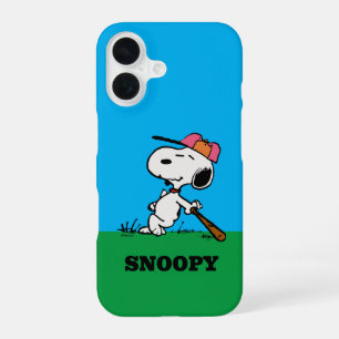 Peanuts   Snoopy at Bat iPhone 16 Case