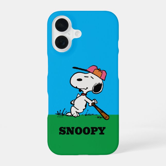 Peanuts | Snoopy at Bat iPhone Case (Back)