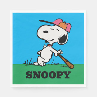 Peanuts | Snoopy at Bat Napkins
