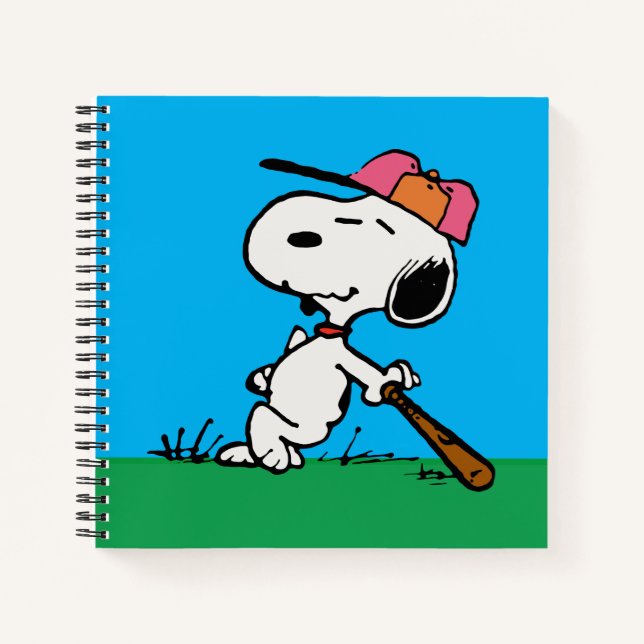 Peanuts | Snoopy at Bat Notebook (Front)