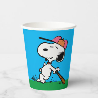 Peanuts | Snoopy at Bat Paper Cups