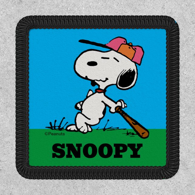 Peanuts | Snoopy at Bat Patch (Front)