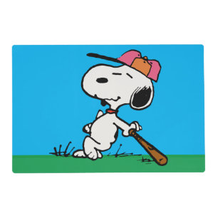 Peanuts Snoopy at Bat Placemat