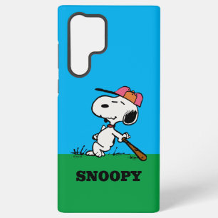 Peanuts   Snoopy at Bat Samsung Galaxy S22 Ultra Case
