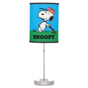 Peanuts   Snoopy at Bat Table Lamp
