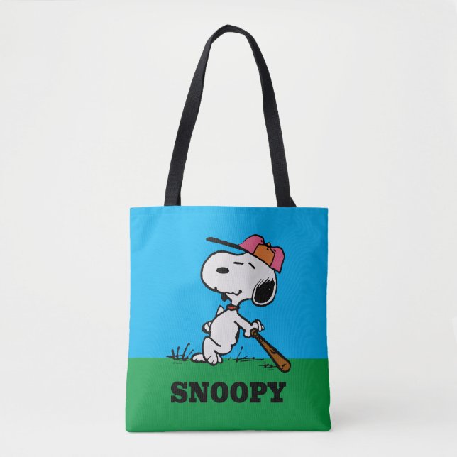 Peanuts | Snoopy at Bat Tote Bag (Front)