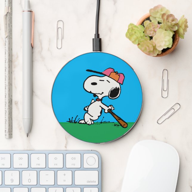 Peanuts | Snoopy at Bat Wireless Charger (Desk)
