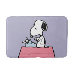 Peanuts | Snoopy at the Typewriter Bath Mat