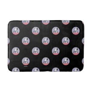 Peanuts   Snoopy at the Typewriter Bath Mat