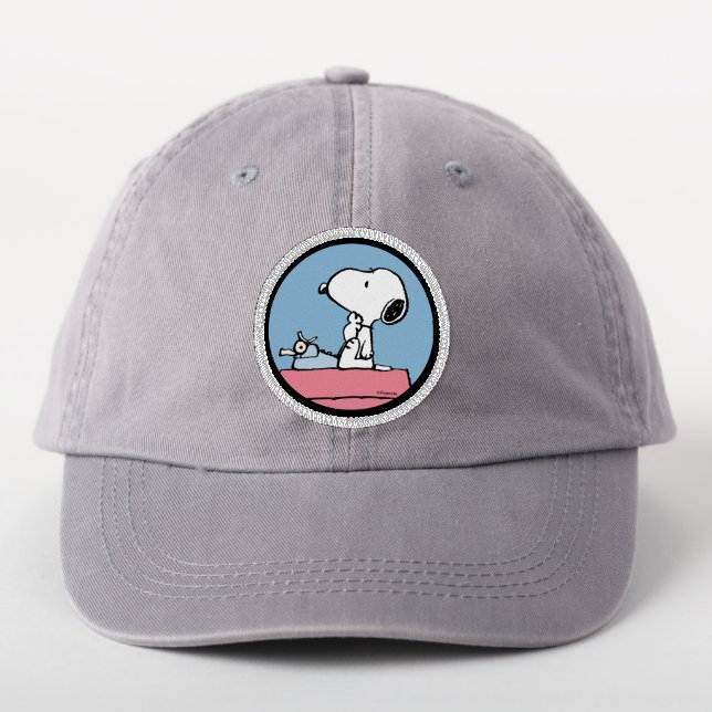 Peanuts | Snoopy at the Typewriter Patch (On Headwear)