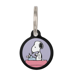 Snoopy dog id tag best sale