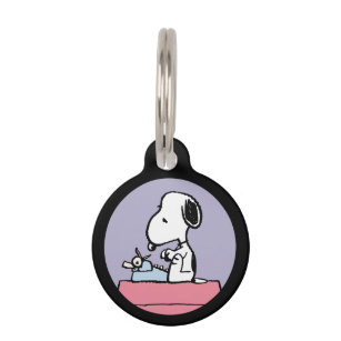 Snoopy dog id tag top