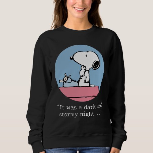 Peanuts  Snoopy at the Typewriter Sweatshirt