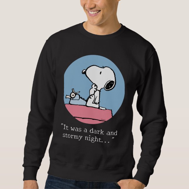 Peanuts | Snoopy at the Typewriter Sweatshirt (Front)