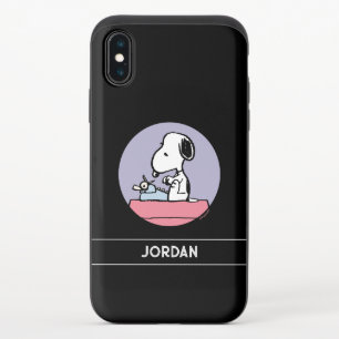 Peanuts   Snoopy at the Typewriter iPhone X Slider Case