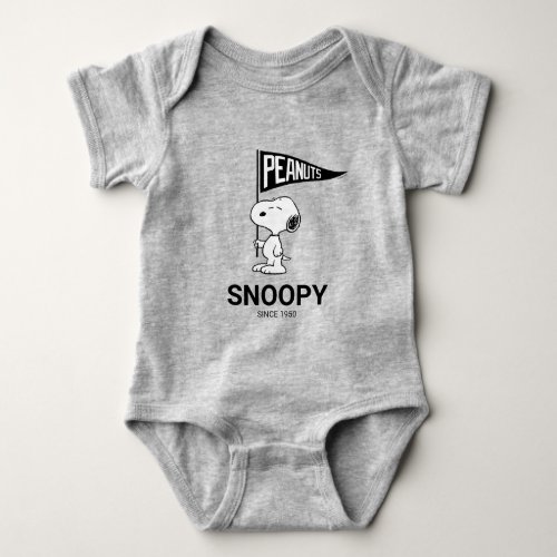 Peanuts  Snoopy Athletic Department Baby Bodysuit