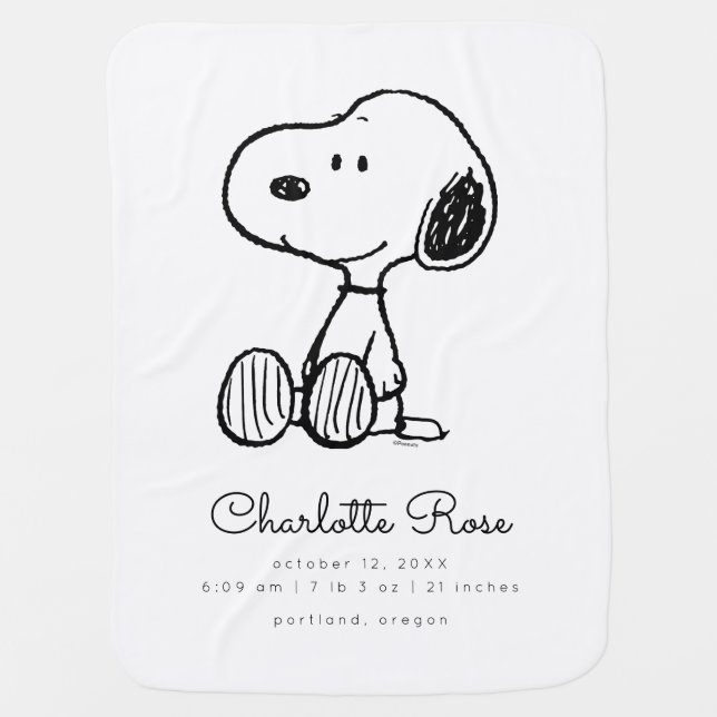 Peanuts | Snoopy Baby Blanket (Front)
