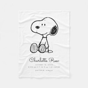 Peanuts Snoopy Baby Fleece Blanket