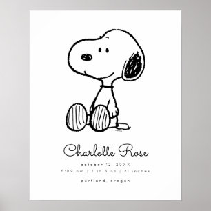 Peanuts Snoopy Baby Poster