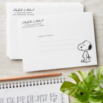 Peanuts Snoopy | Baby Shower Envelope