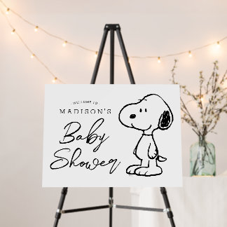 Peanuts Snoopy | Baby Shower Foam Board