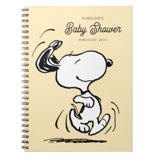Peanuts | Snoopy Baby Shower Guest & Gift List Notebook