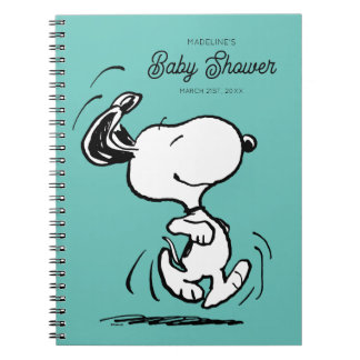 Peanuts | Snoopy Baby Shower Guest & Gift List Notebook